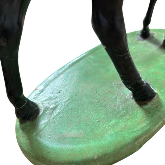 Vintage Atlantic Mold Ceramic Hand Painted Stallion *Repaired* - Picture 8 of 12